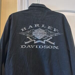 Harley Davidson snap front shirt/jacket. Men’s XL.